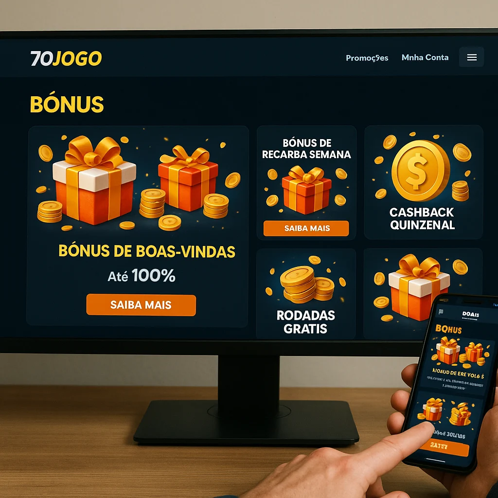O bônus promocional 70JOGO é uma ótima maneira de começar sua aventura