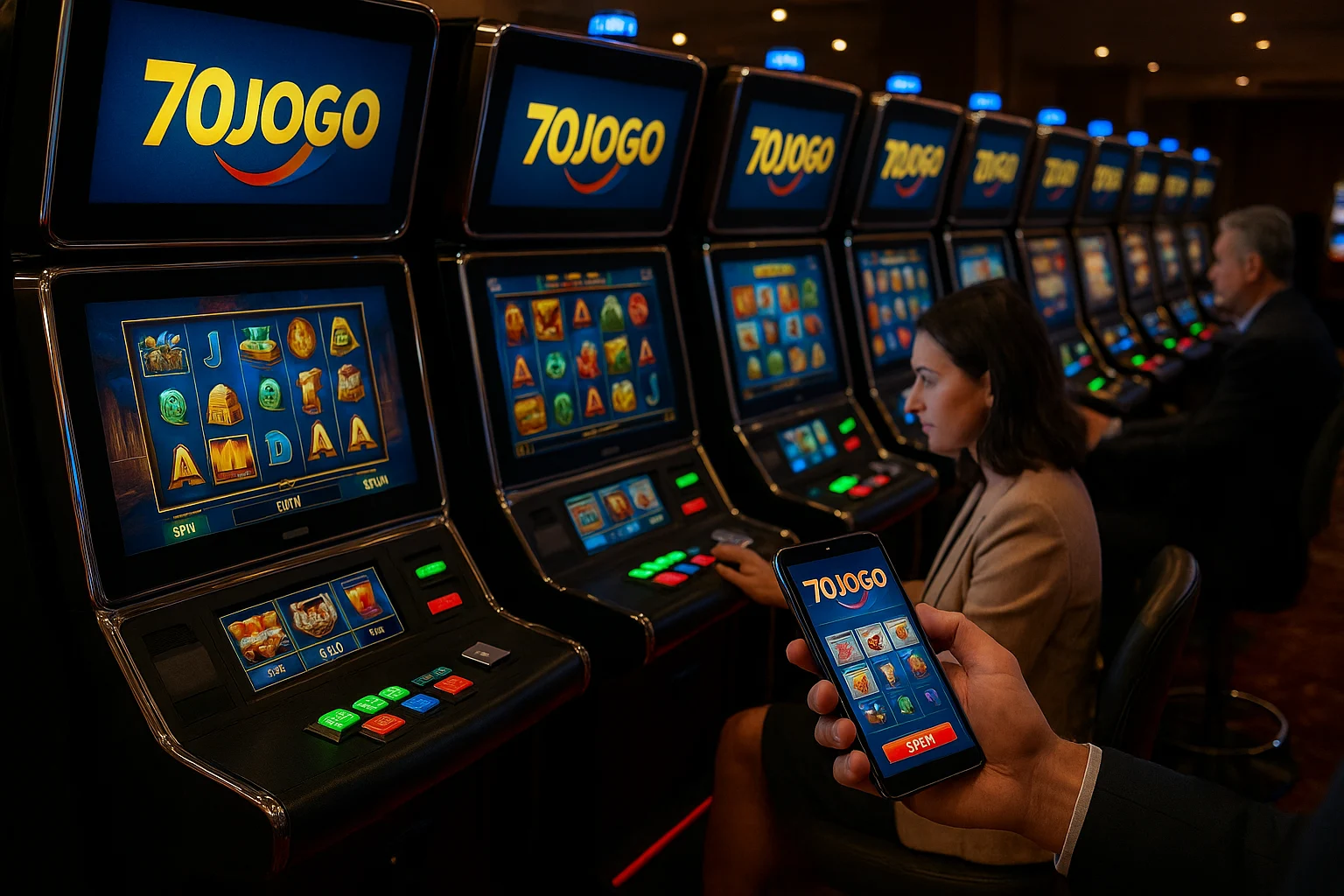 Explore o mundo das slot machines no 70JOGO Casino
